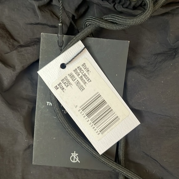 4th and reckless black Jamila trouser parachute pants size medium - Picture 3 of 7